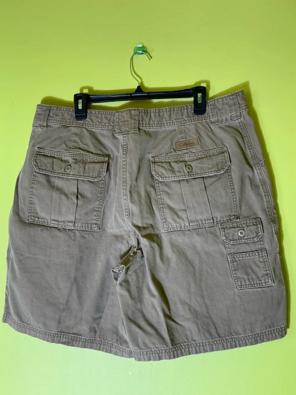 Tan Cabela's cargo shorts